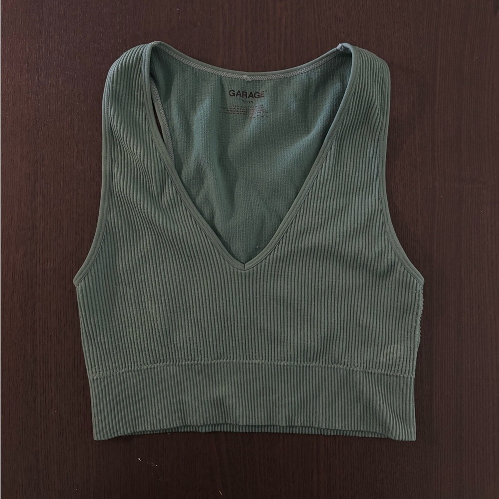 GARAGE Green Tank Top